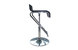 2 tabourets de bar / cuisine GLITTER ajustables  noirs image 2
