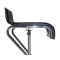 2 tabourets de bar / cuisine GLITTER ajustables  noirs