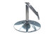 2 tabourets de bar / cuisine GLITTER ajustables  noirs image 4