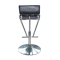2 tabourets de bar / cuisine GLITTER ajustables  noirs