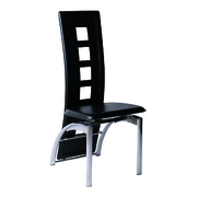 4 sillas de cocina/comedor JACKIE de color negro  image pub1