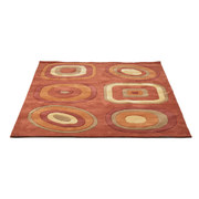 Alfombra naranja y roja LYS image pub1