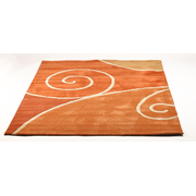 Alfombra naranja y roja VOLUBILIS image pub1