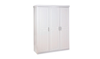 Armoire penderie blanche 3 portes CLARA