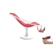 Bain de soleil design rouge et blanc SUNSET