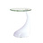 Bout de canap&eacute; / gu&eacute;ridon design COURBELLA - coloris blanc image pub1