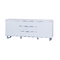 Buffet / bahut blanc  2 portes et 3 tiroirs LEA