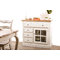 Buffet baroque blanc 1 porte SOFIA