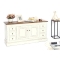 Buffet baroque blanc 2 portes SOFIA
