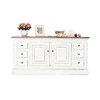 Buffet baroque blanc 2 portes SOFIA
