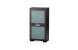 Buffet bas ISA 2 portes Verre D&eacute;poli - ch&ecirc;ne - coloris wenge image 1