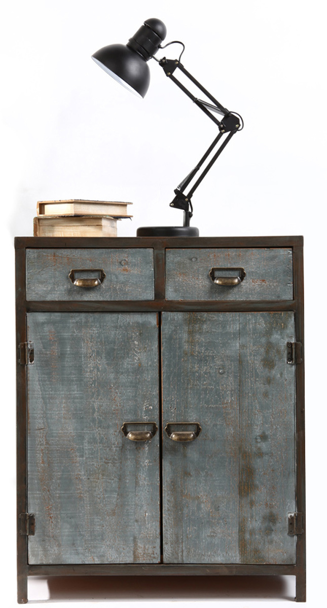 Buffet bois et m&eacute;tal industriel HARRY