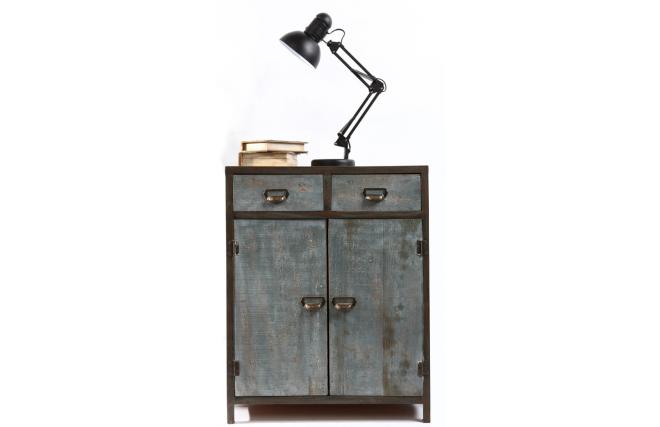 Buffet bois et m&eacute;tal industriel HARRY