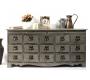Buffet comptoir bois 17 tiroirs WINSTON