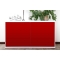 Buffet design blanc et rouge laqu&eacute; SYMBIOSIS