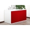 Buffet design blanc et rouge laqu&eacute; SYMBIOSIS