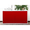Buffet design blanc et rouge laqu&eacute; SYMBIOSIS