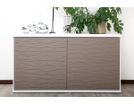 Buffet design blanc et taupe SYMBIOSIS