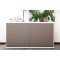 Buffet design blanc et taupe SYMBIOSIS