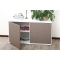 Buffet design blanc et taupe SYMBIOSIS