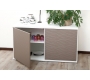 Buffet design blanc et taupe SYMBIOSIS