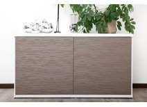 Buffet design blanc et taupe SYMBIOSIS