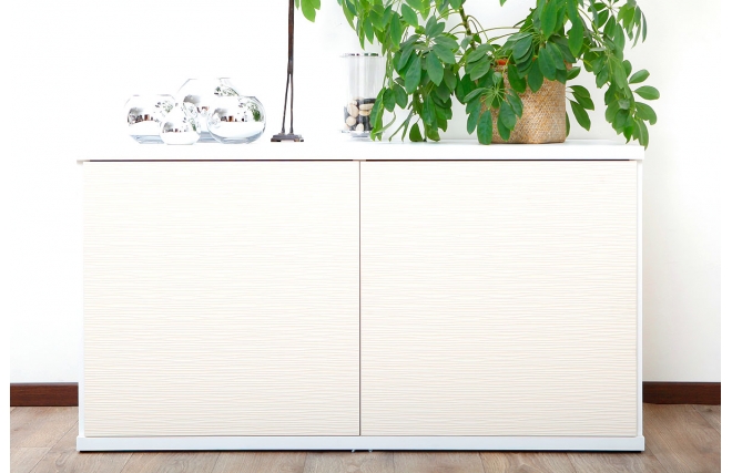 Buffet design blanc SYMBIOSIS