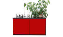 Buffet design chocolat et rouge laqu&eacute; SYMBIOSIS