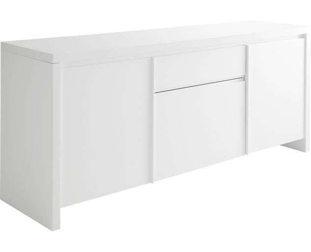 Buffet design laqu&eacute; blanc WILSON