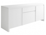Buffet design laqu&eacute; blanc WILSON