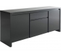 Buffet design laqu&eacute; noir WILSON
