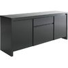Buffet design laqu&eacute; noir WILSON