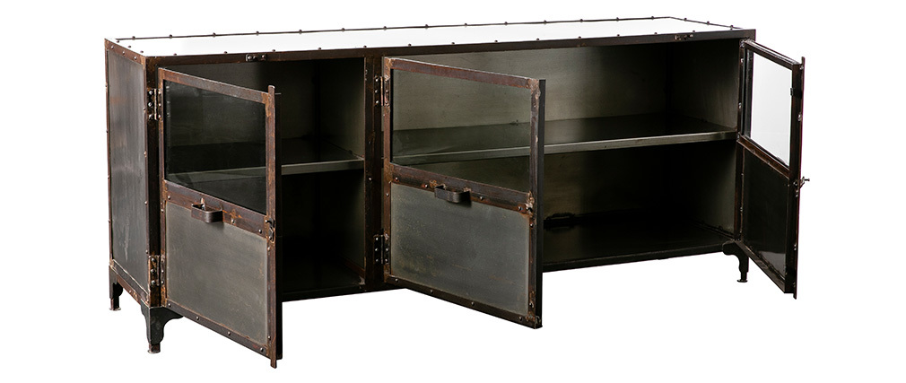Buffet m&eacute;tal industriel FACTORY
