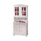 Buffet vaisselier 2 portes pin blanc MILENA
