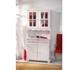 Buffet vaisselier 2 portes pin blanc MILENA