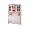 Buffet vaisselier 3 portes pin blanc MADALENA