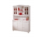 Buffet vaisselier 3 portes pin blanc MADALENA