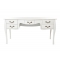 Bureau Baroque blanc 5 tiroirs Louisa