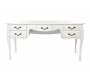Bureau Baroque blanc 5 tiroirs Louisa