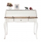 Bureau baroque bois blanc SOFIA
