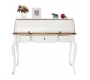 Bureau baroque bois blanc SOFIA