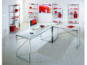 Bureau d'angle design blanc AXEL