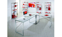 Bureau d'angle design blanc AXEL