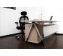 Bureau de direction Ariane caisson 3 tiroirs et meuble de rangement