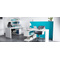 Bureau design blanc laqu&eacute; amovible T-MAX
