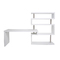Bureau design blanc laqu&eacute; amovible T-MAX