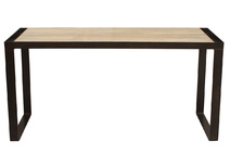 Bureau design industriel bois massif INDUSTRIA