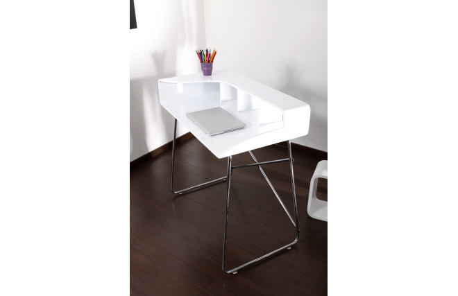 Bureau design SMILE coloris blanc