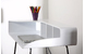 Bureau design SMILE coloris blanc image 3