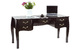Bureau ministre 5 tiroirs LOUISA - coloris noir image 1